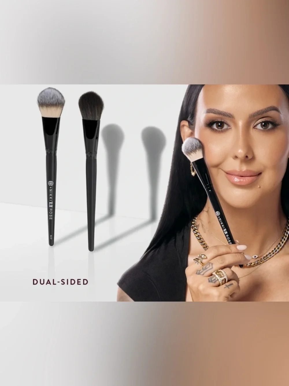 BK Beauty Nikki La Rose Pro Artist Make Up Brush 7 Pcs Set BNIB 🔖 - Picture 3 of 10